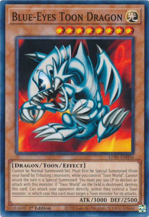 Blue-Eyes Toon Dragon [LDS1-EN056] Common | Arkham Games and Comics