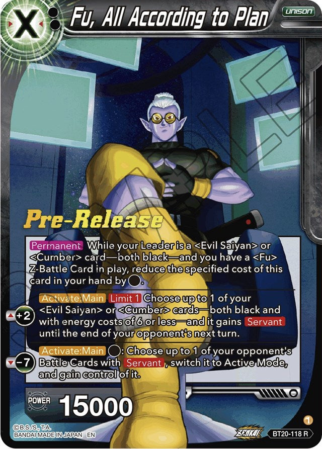 Fu, All According to Plan (BT20-118) [Power Absorbed Prerelease Promos] | Arkham Games and Comics