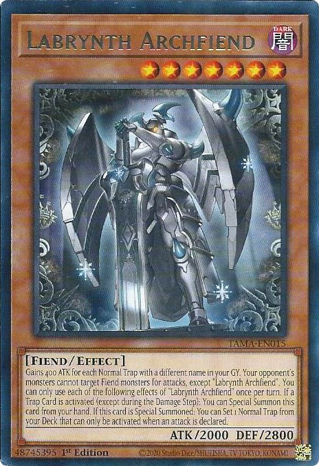 Labrynth Archfiend [TAMA-EN015] Rare | Arkham Games and Comics