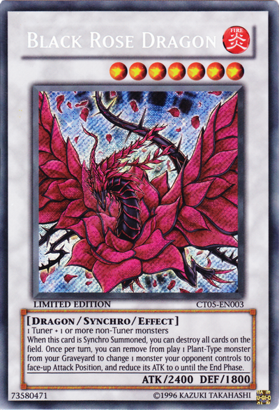 Black Rose Dragon [CT05-EN003] Secret Rare | Arkham Games and Comics