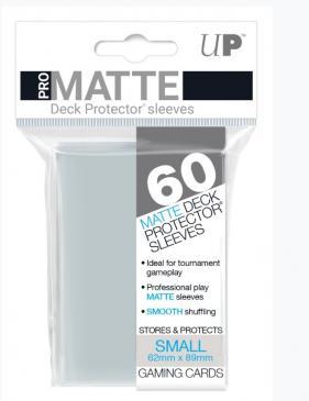 60ct Pro-Matte Clear Small Deck Protectors | Arkham Games and Comics