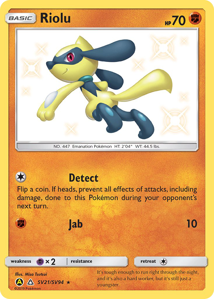 Riolu (SV21/SV94) [Sun & Moon: Hidden Fates - Shiny Vault] | Arkham Games and Comics