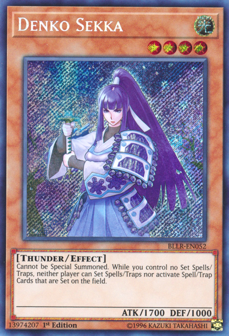 Denko Sekka [BLLR-EN052] Secret Rare | Arkham Games and Comics