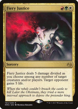 Fiery Justice [Modern Masters 2017] | Arkham Games and Comics