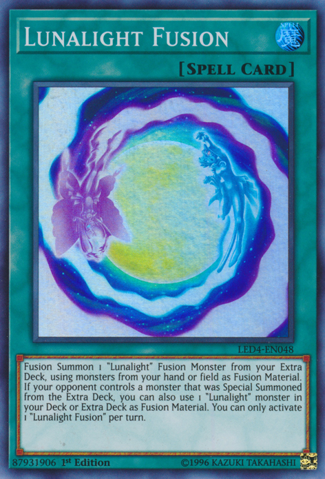 Lunalight Fusion [LED4-EN048] Super Rare | Arkham Games and Comics