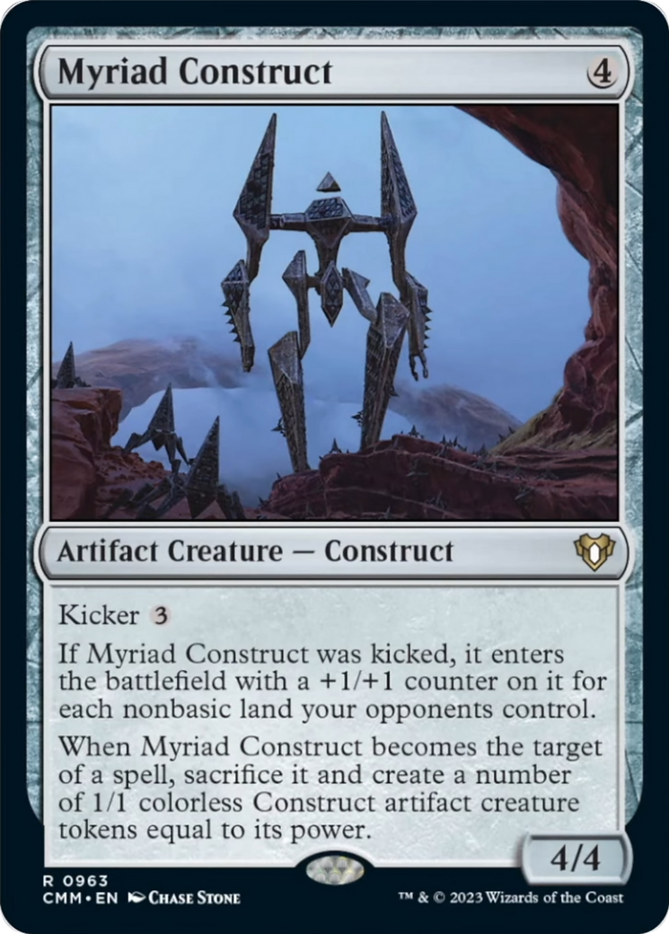 Myriad Construct [Commander Masters] | Arkham Games and Comics