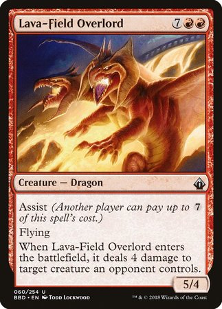 Lava-Field Overlord [Battlebond] | Arkham Games and Comics