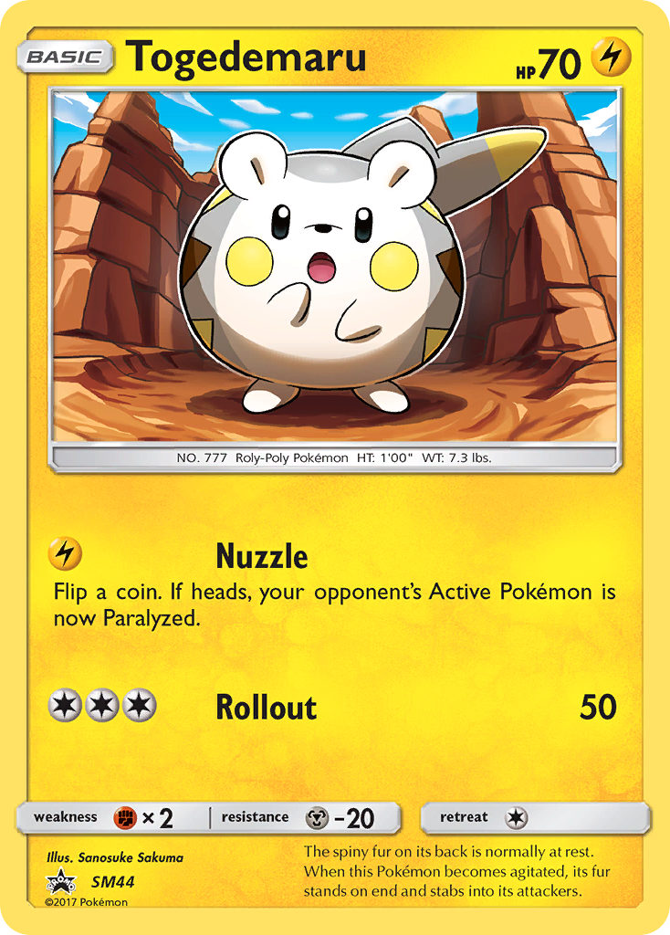 Togedemaru (SM44) [Sun & Moon: Black Star Promos] | Arkham Games and Comics