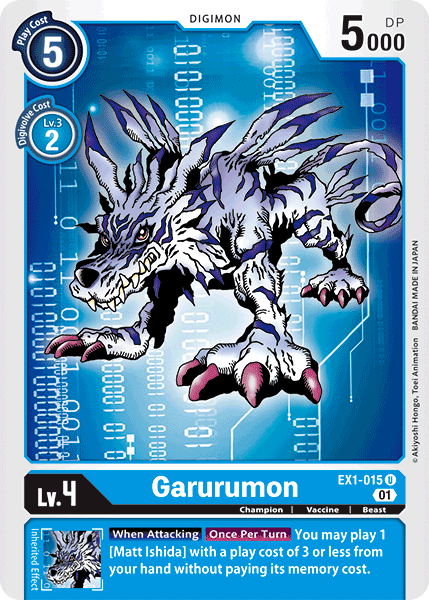 Garurumon [EX1-015] [Classic Collection] | Arkham Games and Comics