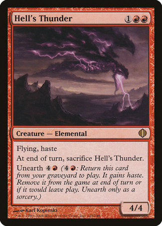 Hell's Thunder [Shards of Alara] | Arkham Games and Comics