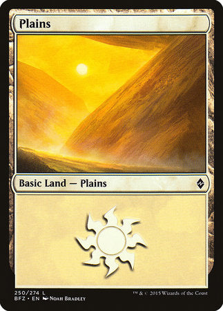 Plains (250) [Battle for Zendikar] | Arkham Games and Comics