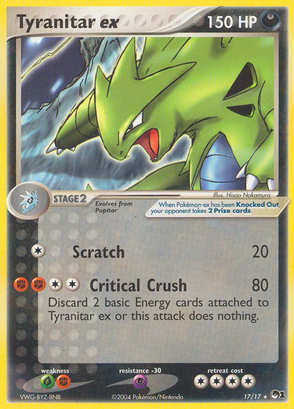 Tyranitar ex (17/17) [POP Series 1] | Arkham Games and Comics