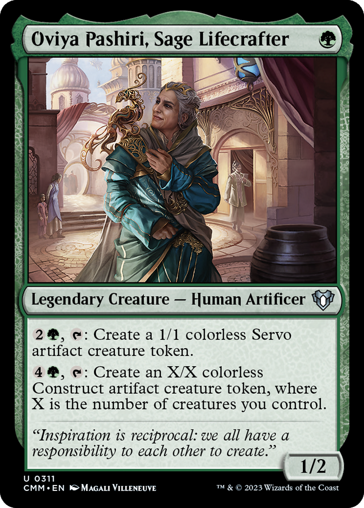 Oviya Pashiri, Sage Lifecrafter [Commander Masters] | Arkham Games and Comics