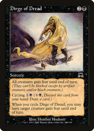 Dirge of Dread [Onslaught] | Arkham Games and Comics