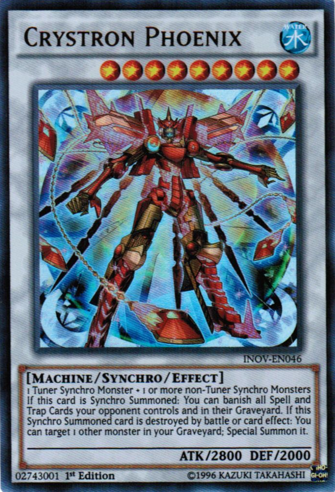 Crystron Phoenix [INOV-EN046] Ultra Rare | Arkham Games and Comics