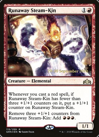 Runaway Steam-Kin [Guilds of Ravnica Promos] | Arkham Games and Comics