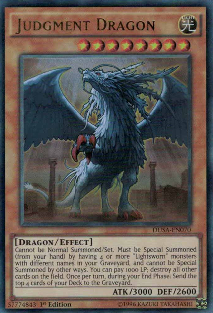 Judgment Dragon [DUSA-EN070] Ultra Rare | Arkham Games and Comics