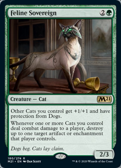 Feline Sovereign [Core Set 2021] | Arkham Games and Comics