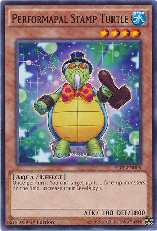 Performapal Stamp Turtle [SECE-EN005] Common | Arkham Games and Comics