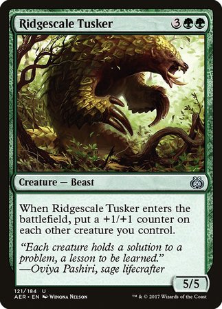 Ridgescale Tusker [Aether Revolt] | Arkham Games and Comics