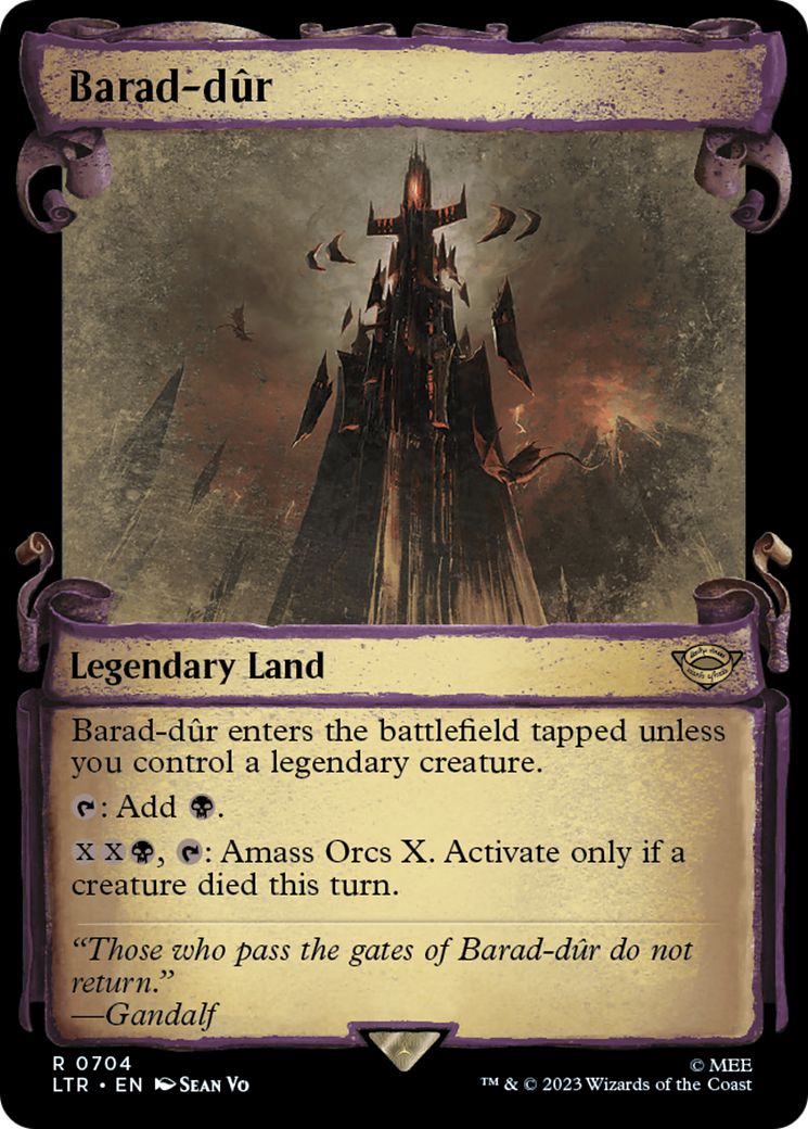 Barad-dur [The Lord of the Rings: Tales of Middle-Earth Showcase Scrolls] | Arkham Games and Comics