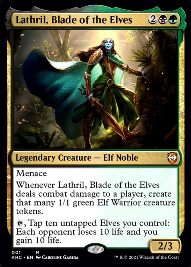 Lathril, Blade of the Elves [Kaldheim Commander] | Arkham Games and Comics