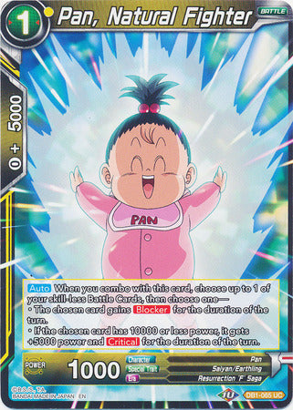 Pan, Natural Fighter (DB1-065) [Dragon Brawl] | Arkham Games and Comics
