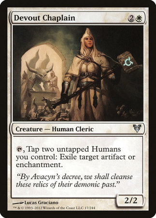 Devout Chaplain [Avacyn Restored] | Arkham Games and Comics
