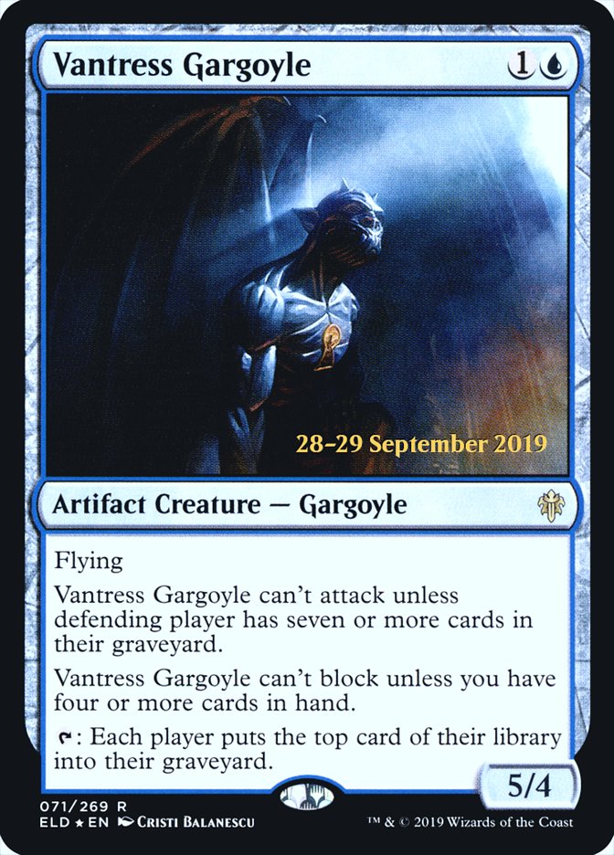 Vantress Gargoyle  [Throne of Eldraine Prerelease Promos] | Arkham Games and Comics