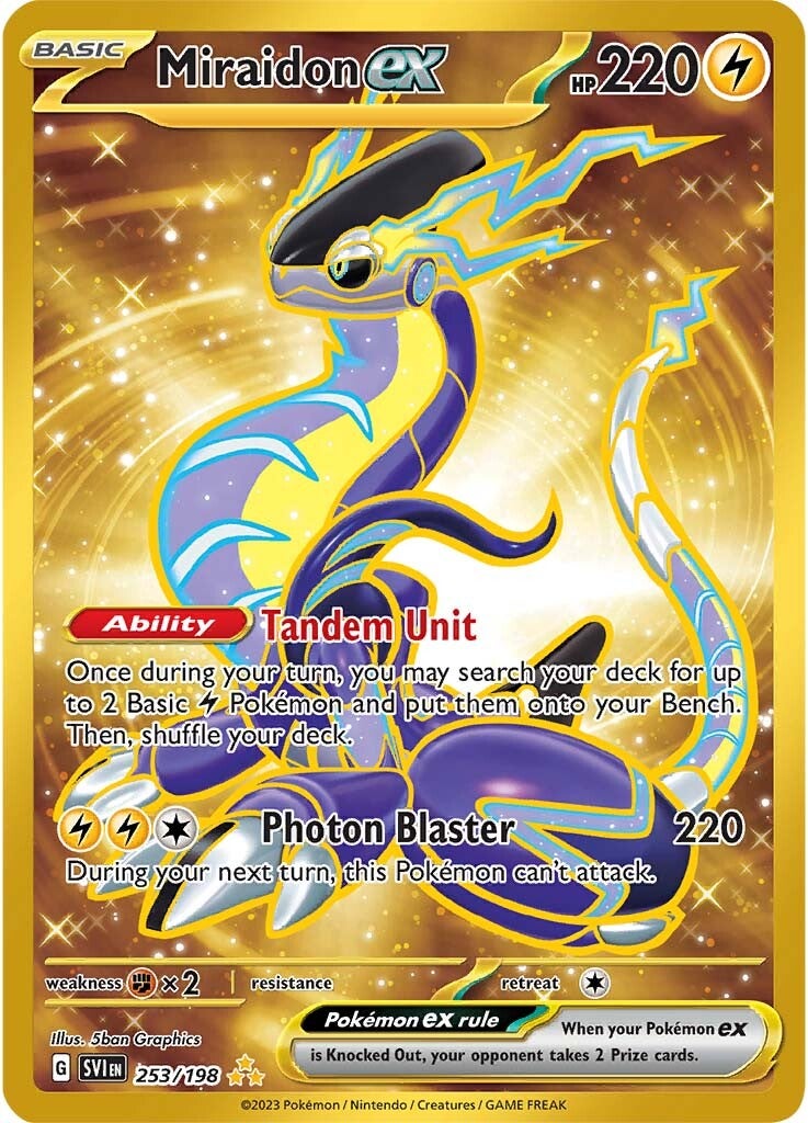 Miraidon ex (253/198) [Scarlet & Violet: Base Set] | Arkham Games and Comics