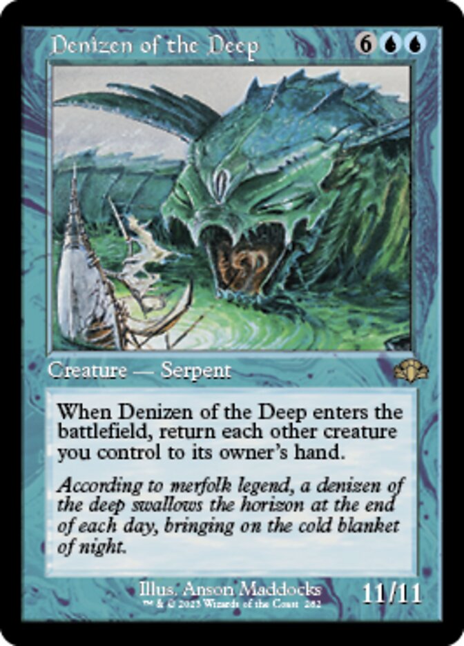 Denizen of the Deep (Retro) [Dominaria Remastered] | Arkham Games and Comics