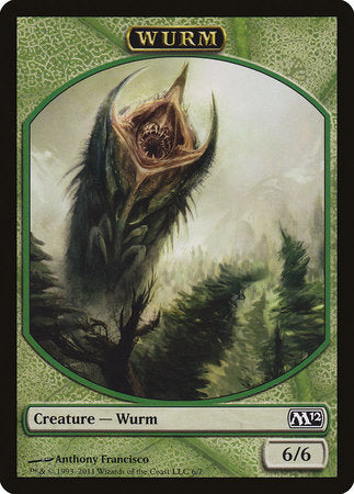 Wurm Token [Magic 2012 Tokens] | Arkham Games and Comics