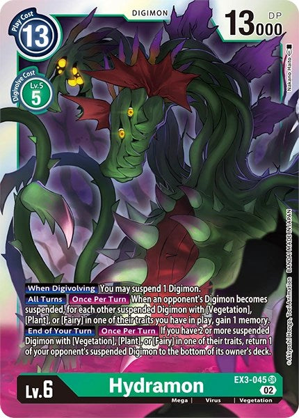 Hydramon [EX3-045] [Revision Pack Cards] | Arkham Games and Comics