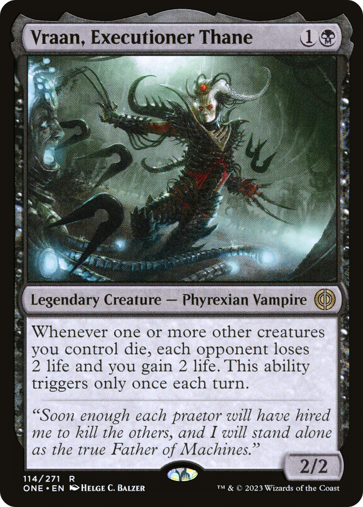 Vraan, Executioner Thane [Phyrexia: All Will Be One] | Arkham Games and Comics