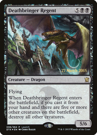 Deathbringer Regent [Dragons of Tarkir Promos] | Arkham Games and Comics