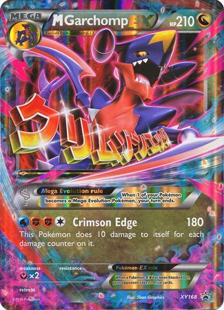 M Garchomp EX (XY168) (Jumbo Card) [XY: Black Star Promos] | Arkham Games and Comics