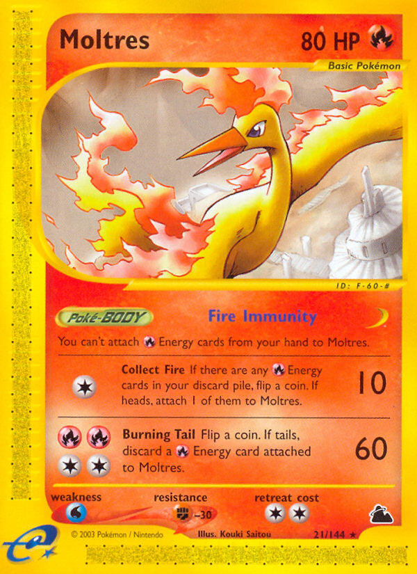 Moltres (21/144) [Skyridge] | Arkham Games and Comics