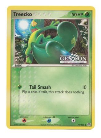 Treecko (70/106) (Gen Con The Best Four Days in Gaming Promo) [EX: Emerald] | Arkham Games and Comics