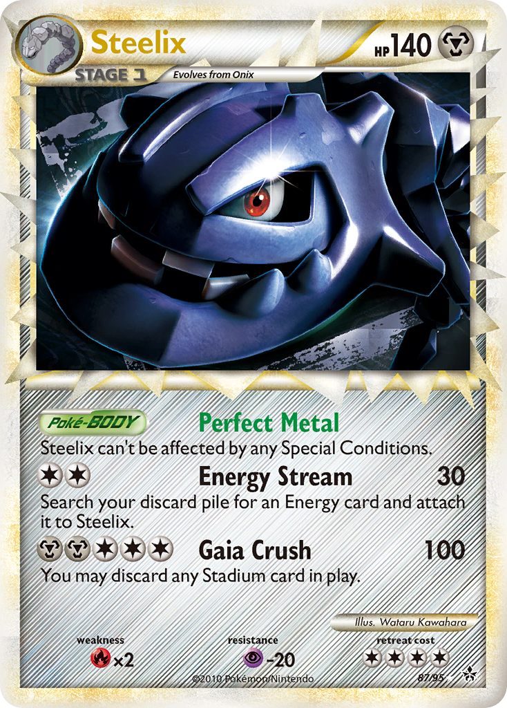 Steelix (87/95) [HeartGold & SoulSilver: Unleashed] | Arkham Games and Comics