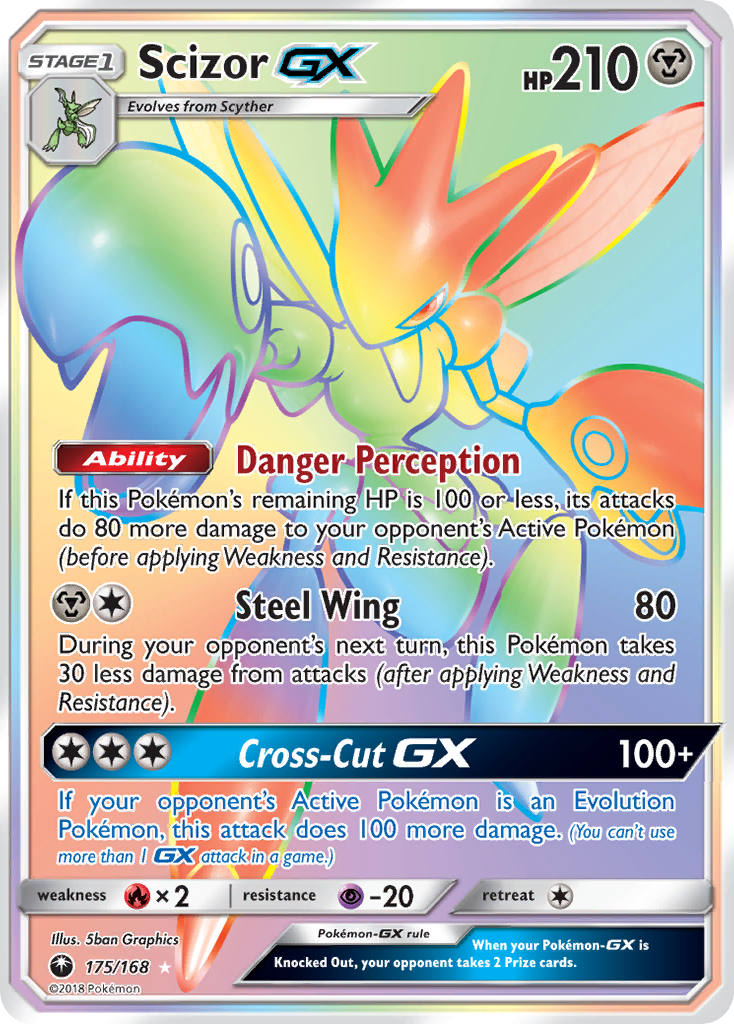 Scizor GX (175/168) [Sun & Moon: Celestial Storm] | Arkham Games and Comics