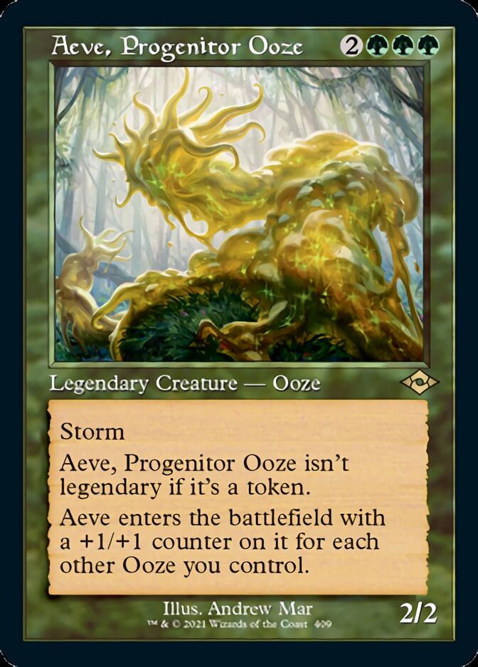 Aeve, Progenitor Ooze (Retro Foil Etched) [Modern Horizons 2] | Arkham Games and Comics