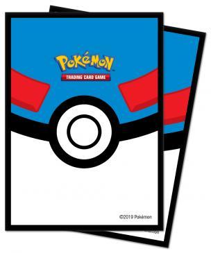 Great Ball Deck Protector sleeve for Pokémon 65ct | Arkham Games and Comics
