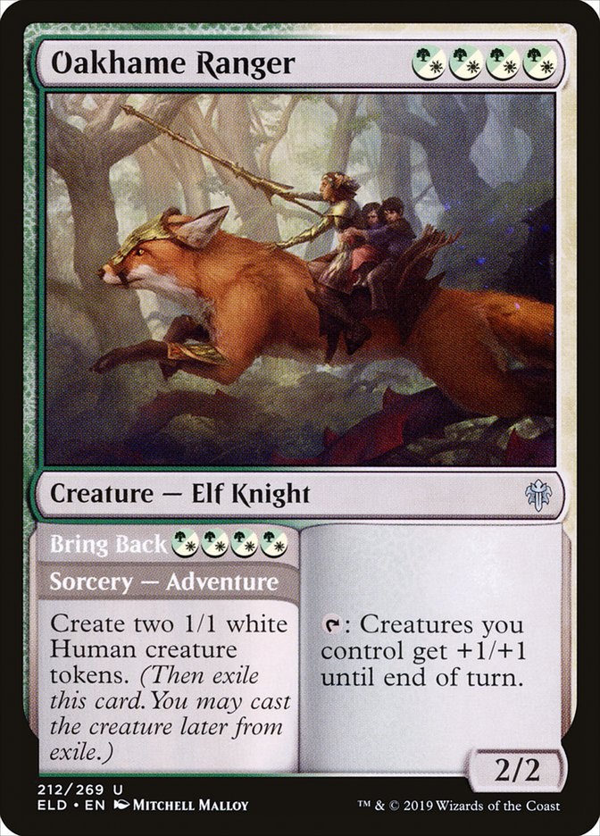 Oakhame Ranger // Bring Back [Throne of Eldraine] | Arkham Games and Comics