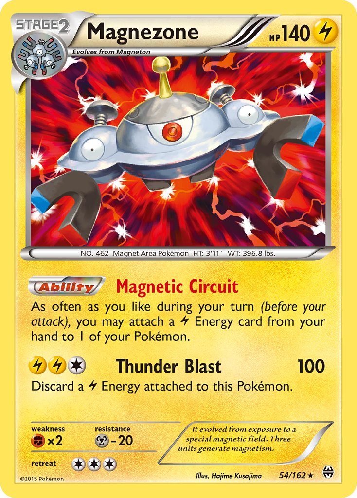 Magnezone (54/162) (Theme Deck Exclusive) [XY: BREAKthrough] | Arkham Games and Comics