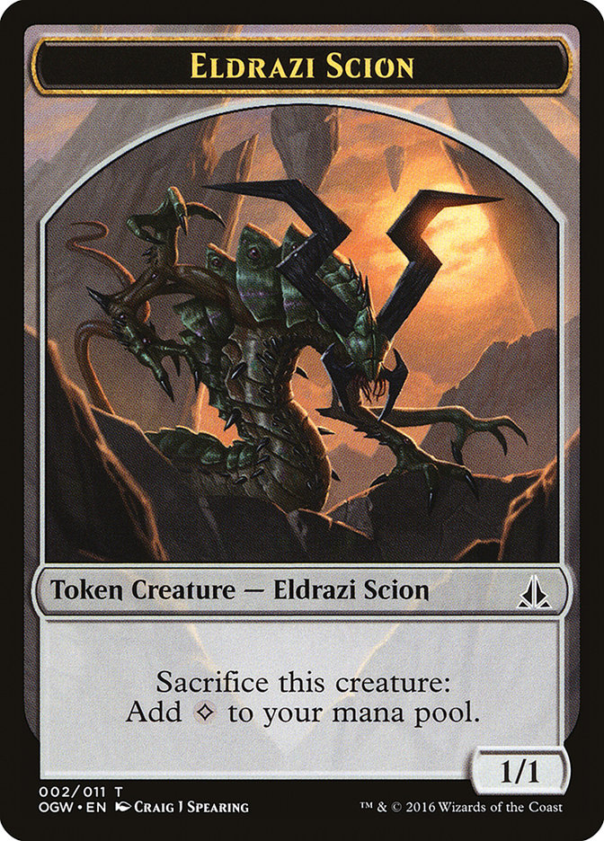 Eldrazi Scion (002/011) [Oath of the Gatewatch Tokens] | Arkham Games and Comics