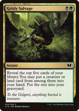 Grisly Salvage [Commander 2015] | Arkham Games and Comics