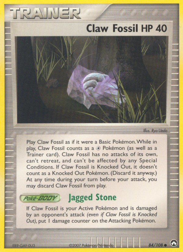 Claw Fossil (84/108) [EX: Power Keepers] | Arkham Games and Comics