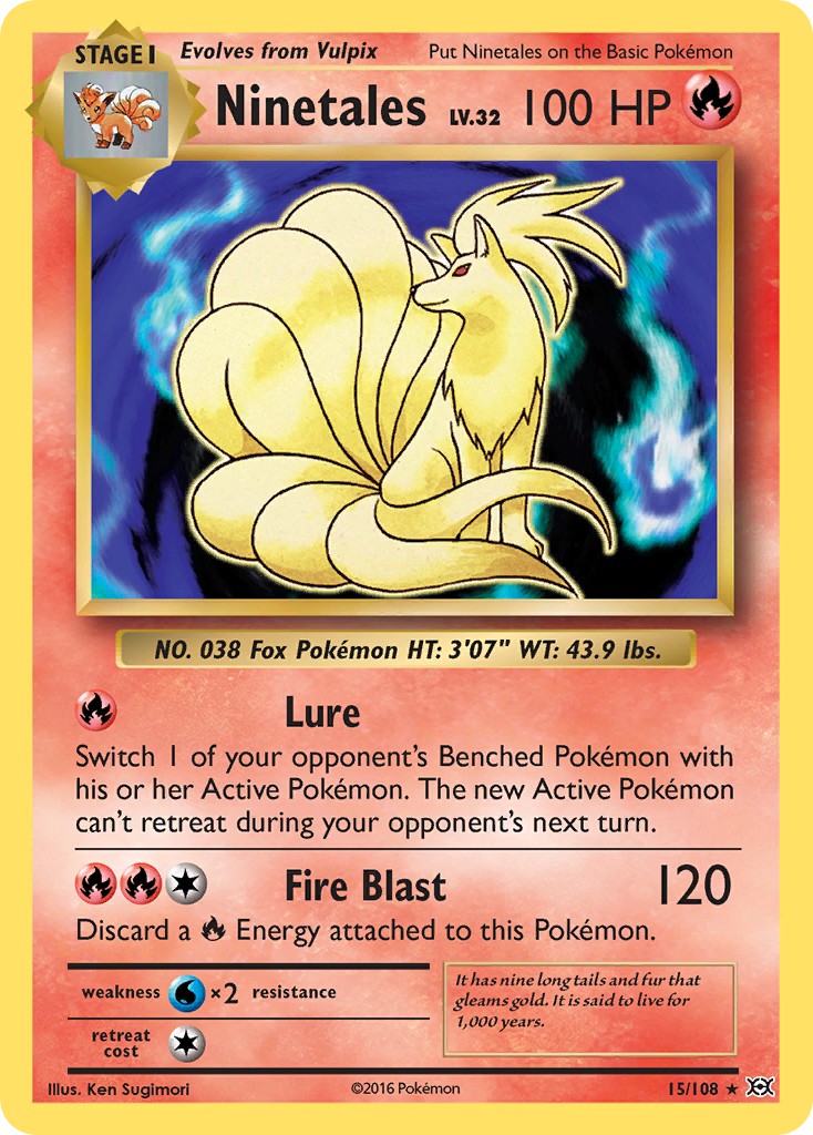 Ninetales (15/108) [XY: Evolutions] | Arkham Games and Comics