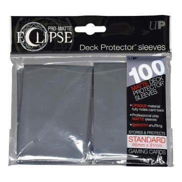 PRO-Matte Eclipse Smoke Grey Standard Deck Protector sleeve 100ct | Arkham Games and Comics