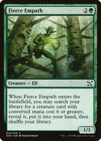 Fierce Empath [Duel Decks: Elves vs. Inventors] | Arkham Games and Comics